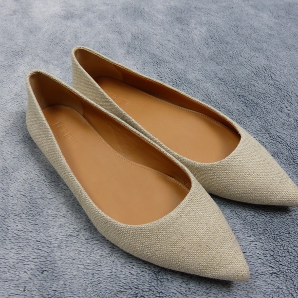 woven pointed flats